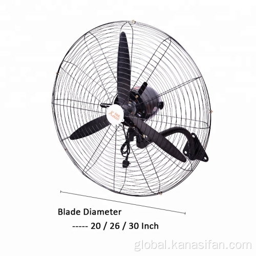 Wall Ventilation Fan 30Inch Industrial Big Size wall Mounted Fan Supplier